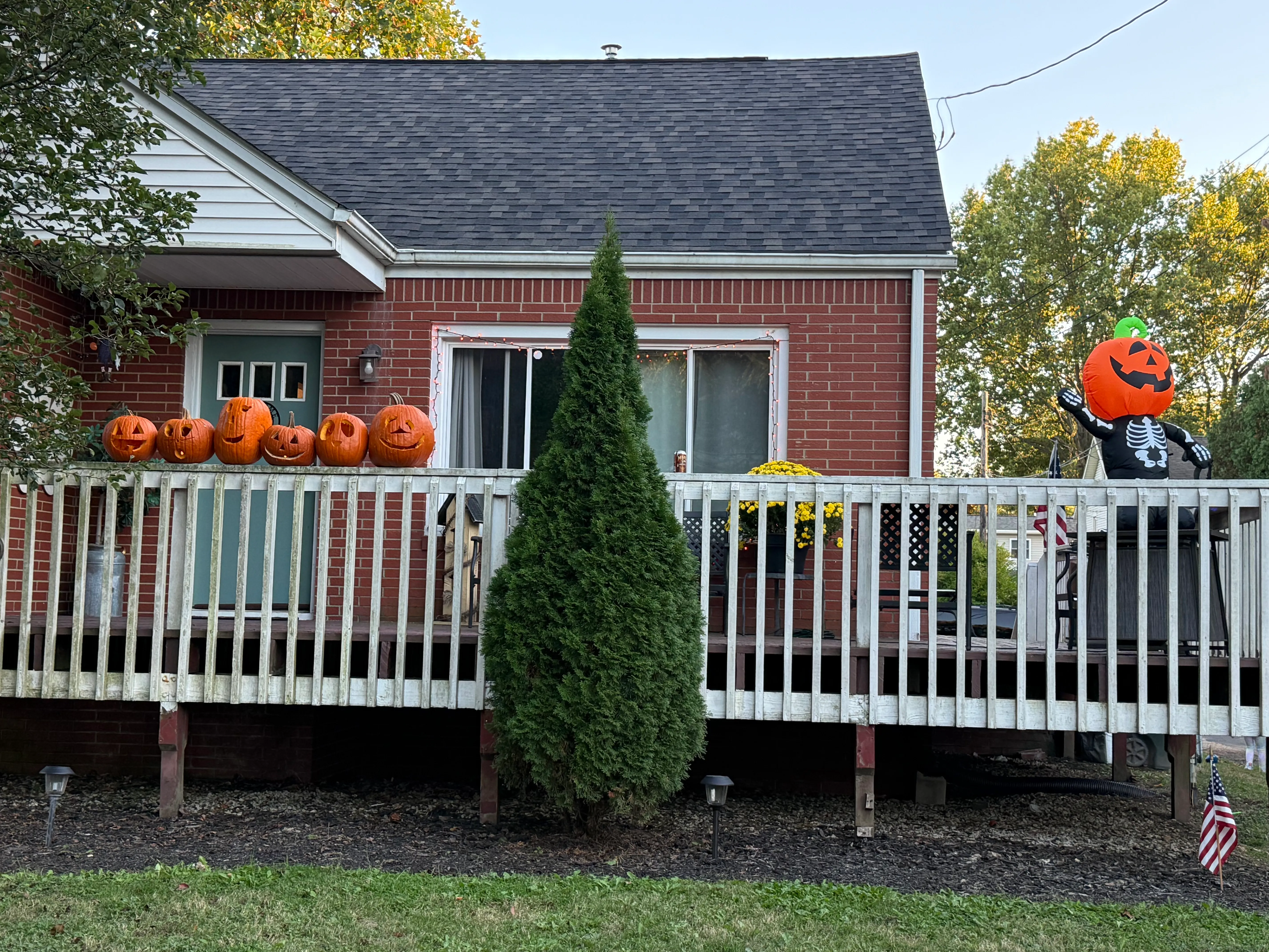Completed metal-look roof on a home in Northeast Ohio installed by HOF Roofing